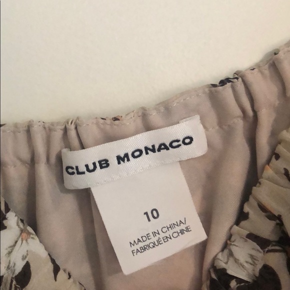 Club Monaco Hamisi Off-the-Shoulder Silk Dress - Picture 3 of 5